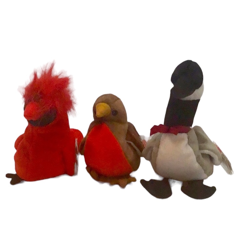 💚 Set of 3 Ty Beanie Babies